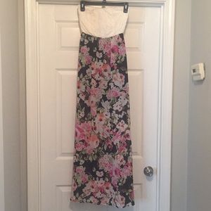 Flower maxi dress